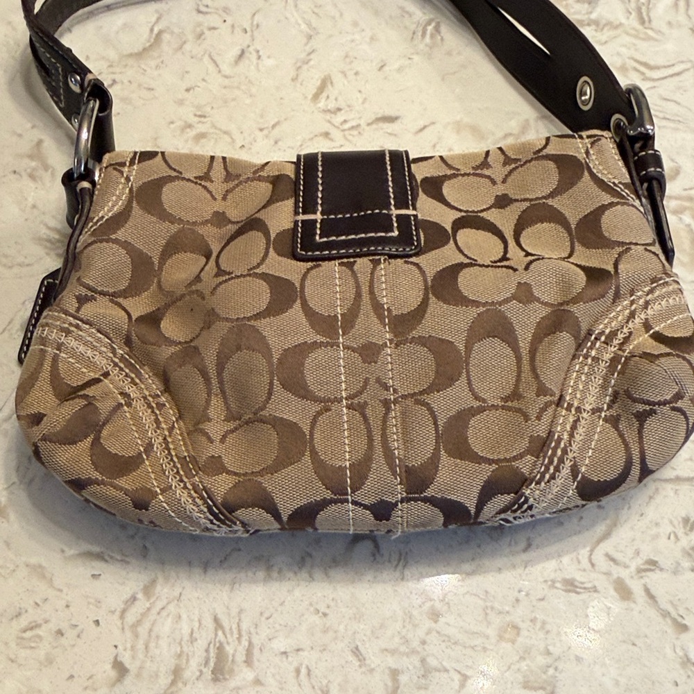 Vintage Coach Soho Signature Hobo Shoulder Bag 10602 EUC Y2K - Picture 3 of 4